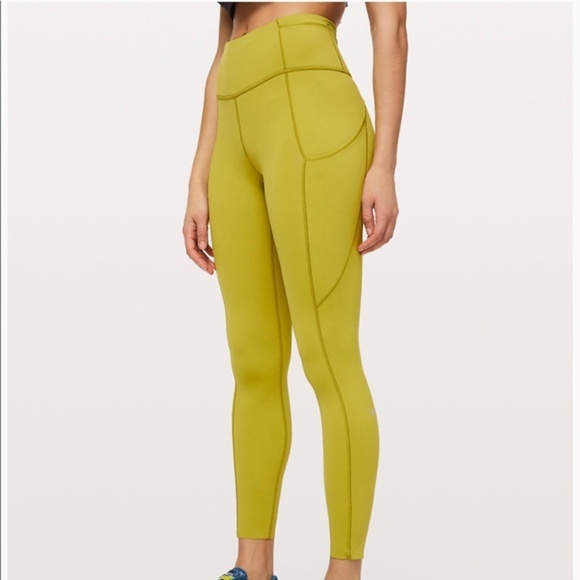 SOLD...Lululemon Fast and Free Tight 25" Sz 8 - Picture 3 of 8
